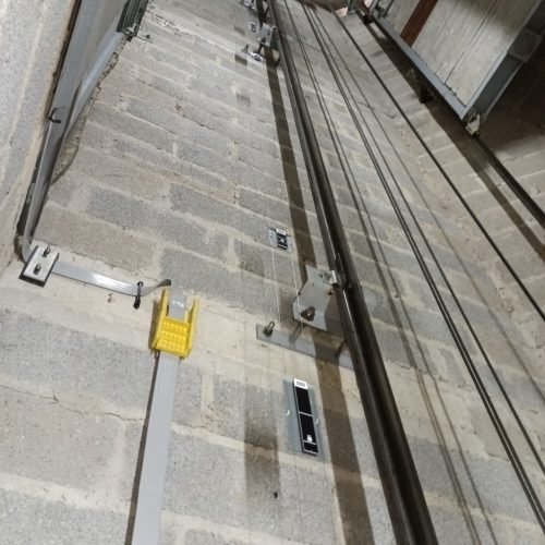 gaine d'ascenseur avec sélection